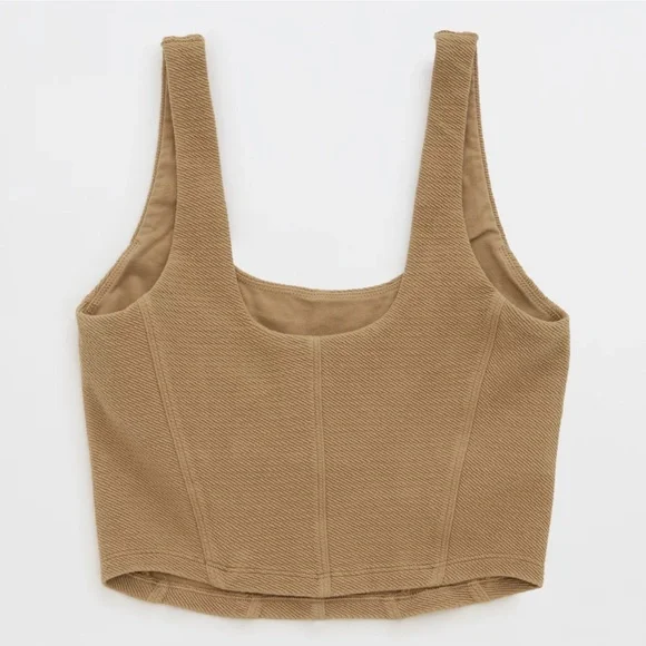 NWT OFFLINE By Aerie PartyFavor Corset Bra Top - Picture 4 of 7